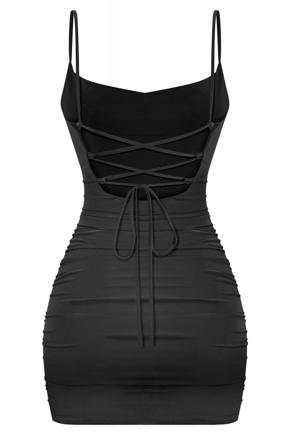 KIKI CAMI MINI DRESS-CLASSIC BLACK