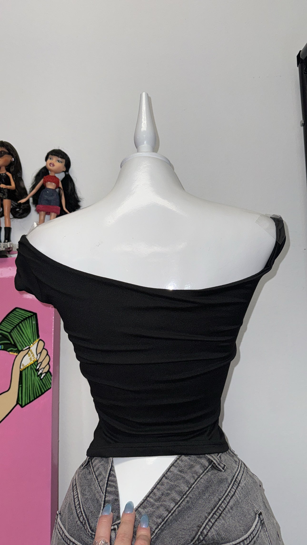 KYLIE TWIST TOP-CLASSIC BLACK