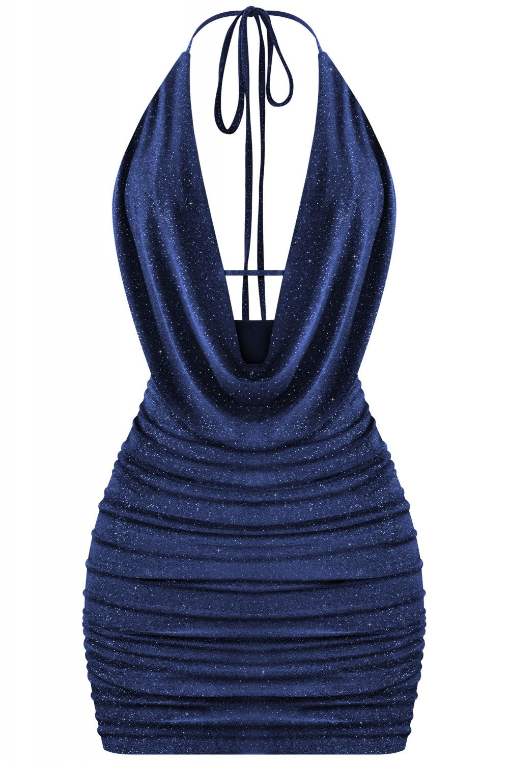 COSMIC DESIRE MINI DRESS-NAVY