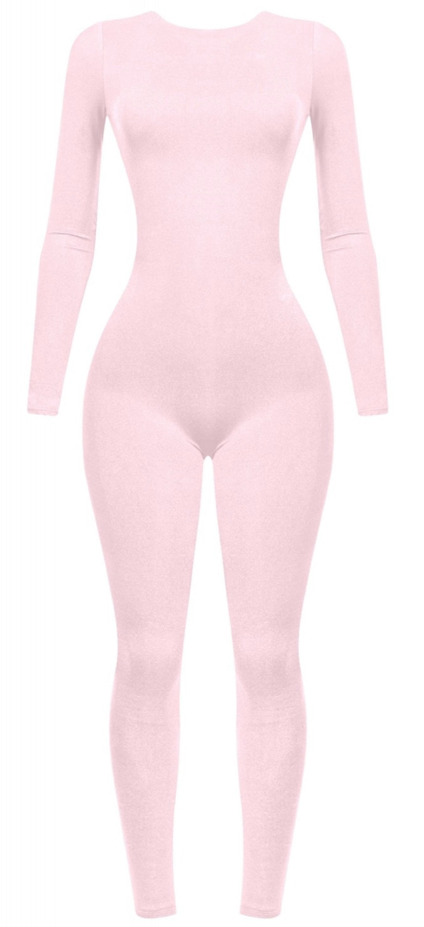 BUBBLEGUM BOMBSHELL JUMPSUIT-BABY PINK