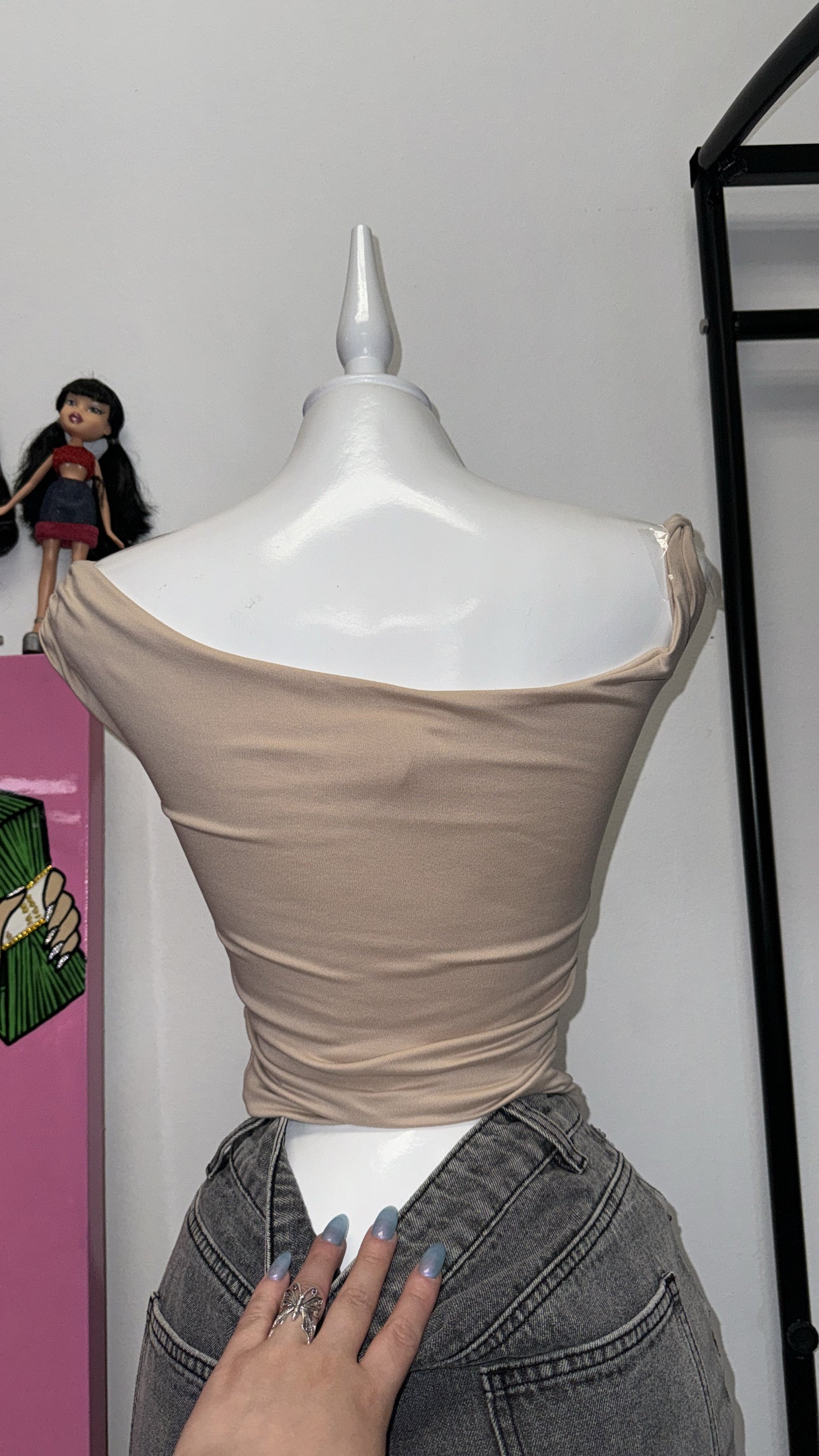 KYLIE TWIST TOP-NUDE