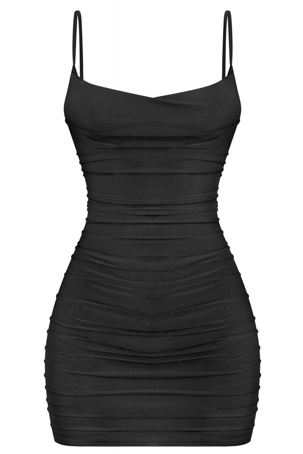 KIKI CAMI MINI DRESS-CLASSIC BLACK