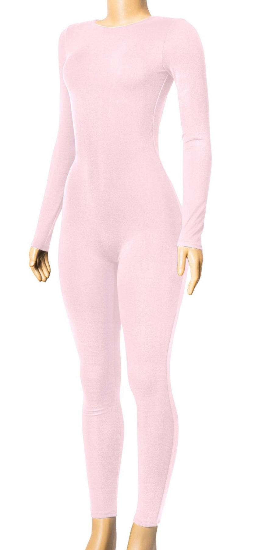 BUBBLEGUM BOMBSHELL JUMPSUIT-BABY PINK