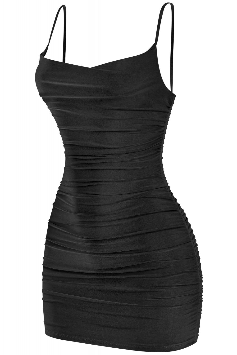 KIKI CAMI MINI DRESS-CLASSIC BLACK