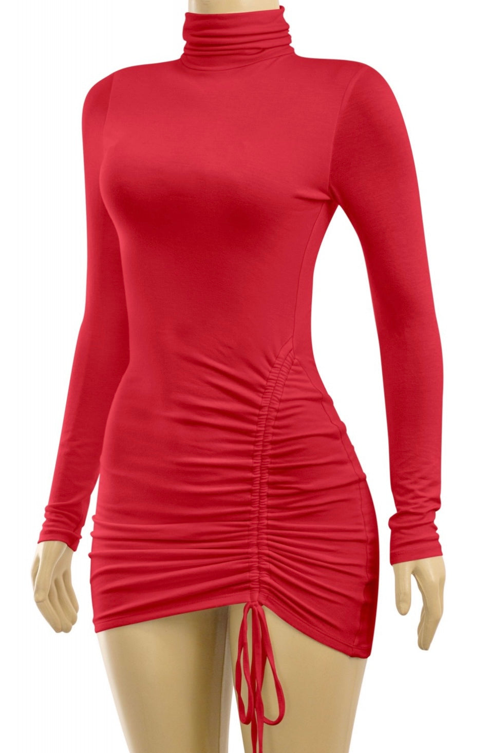 SITUATIONSHIP MINI DRESS-RED