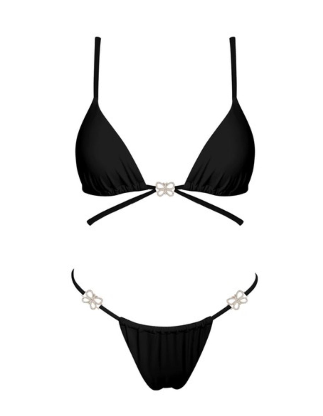 MARIPOSA BIKINI-BLACK