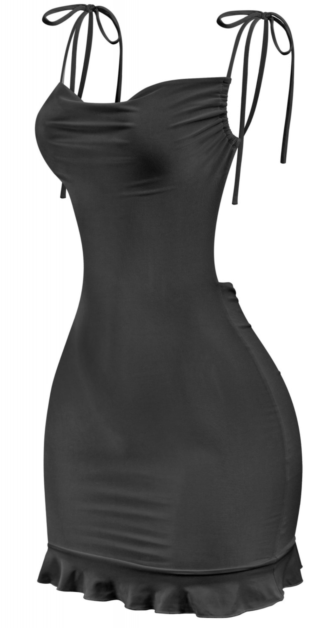 THE ANITTA MINI DRESS-CLASSIC BLACK