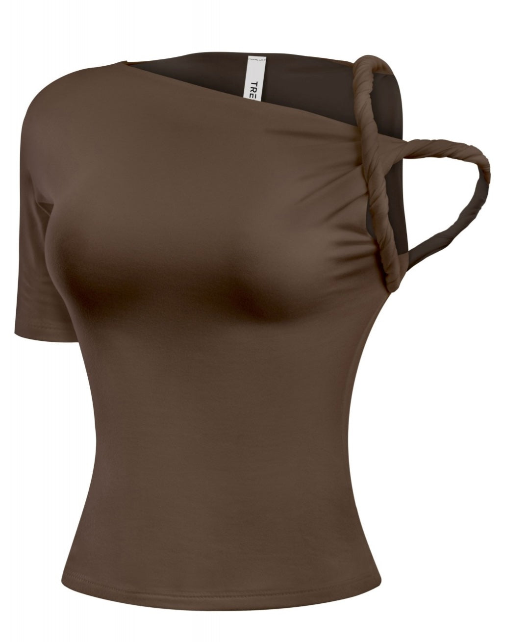 TANYA TWIST TOP-CHOCOLATE BROWN