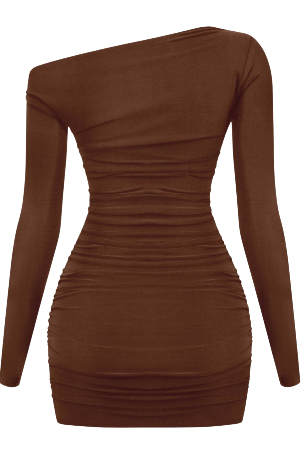 LOLITA MINI DRESS-BROWN