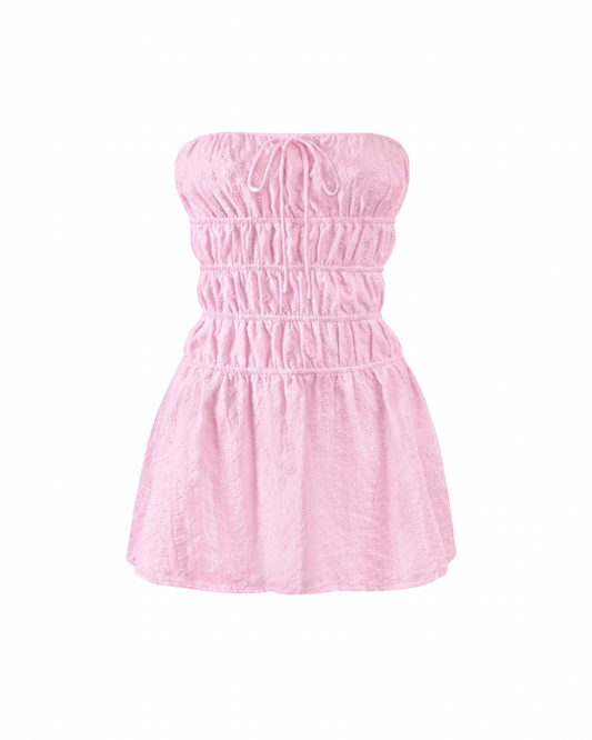 BLOSSOM DRESS-BABY PINK