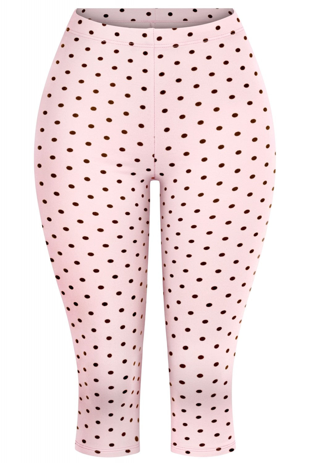ROSÉ HOUR SET-PINK/BROWN POLKA DOTS