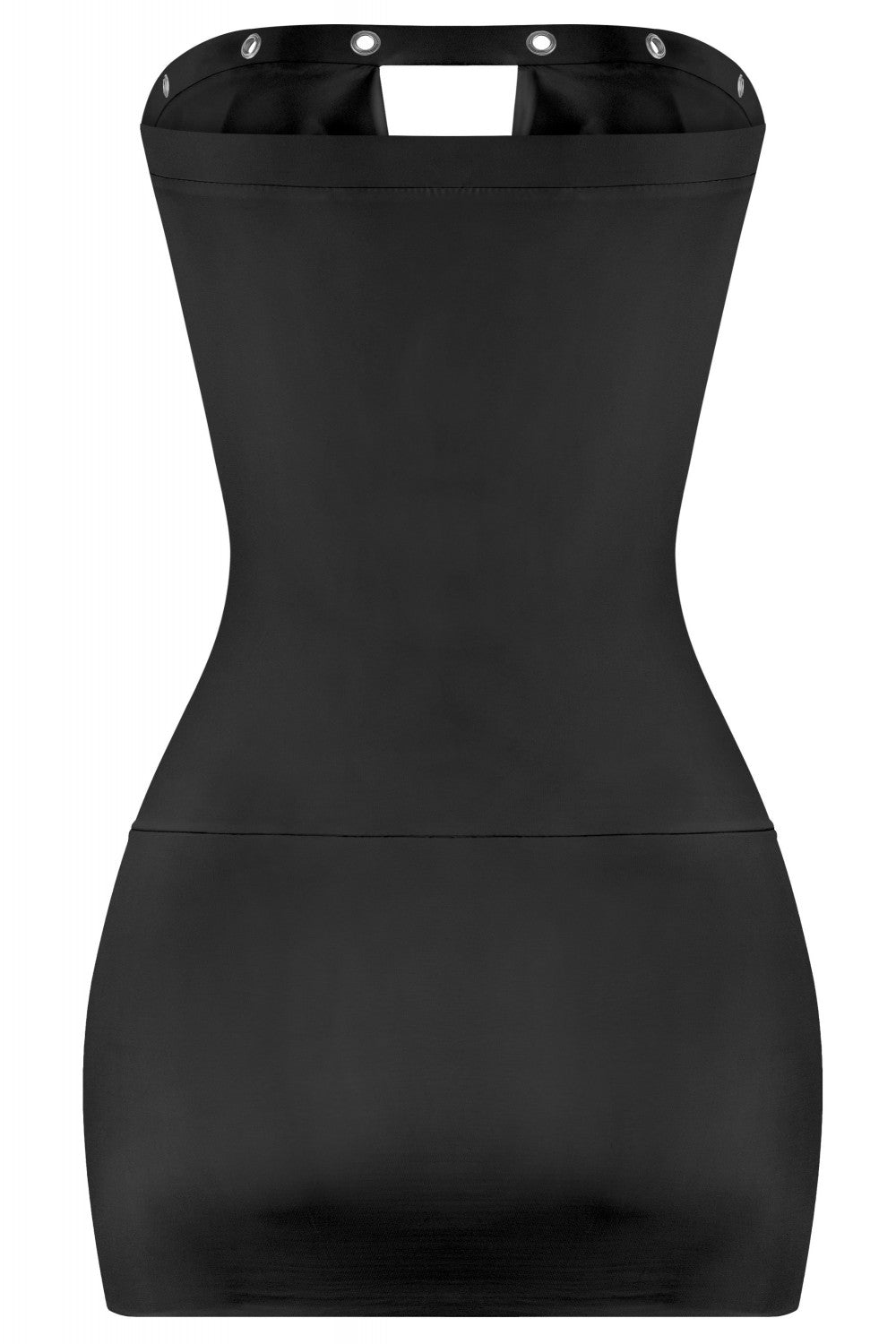 Y2K BABY MINI DRESS-BLACK