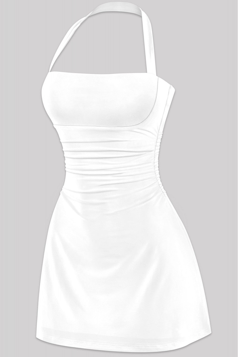 MILK HALTER MINI DRESS