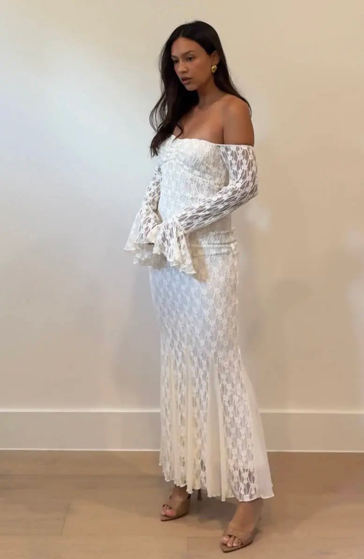 SERENITY MAXI DRESS-CREAM