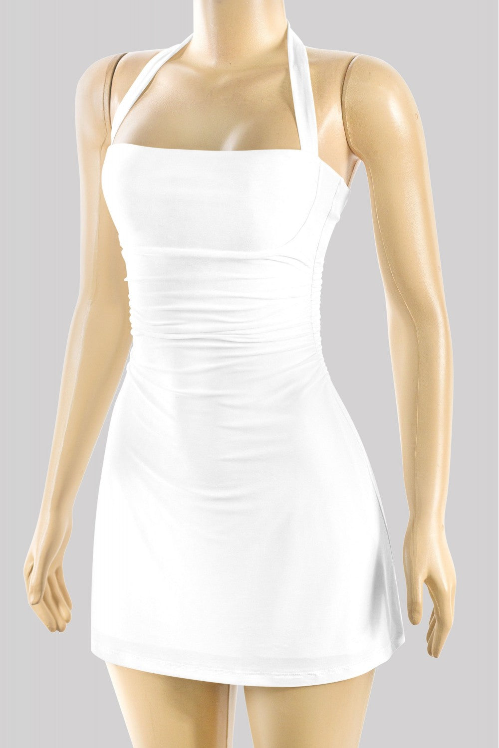 MILK HALTER MINI DRESS