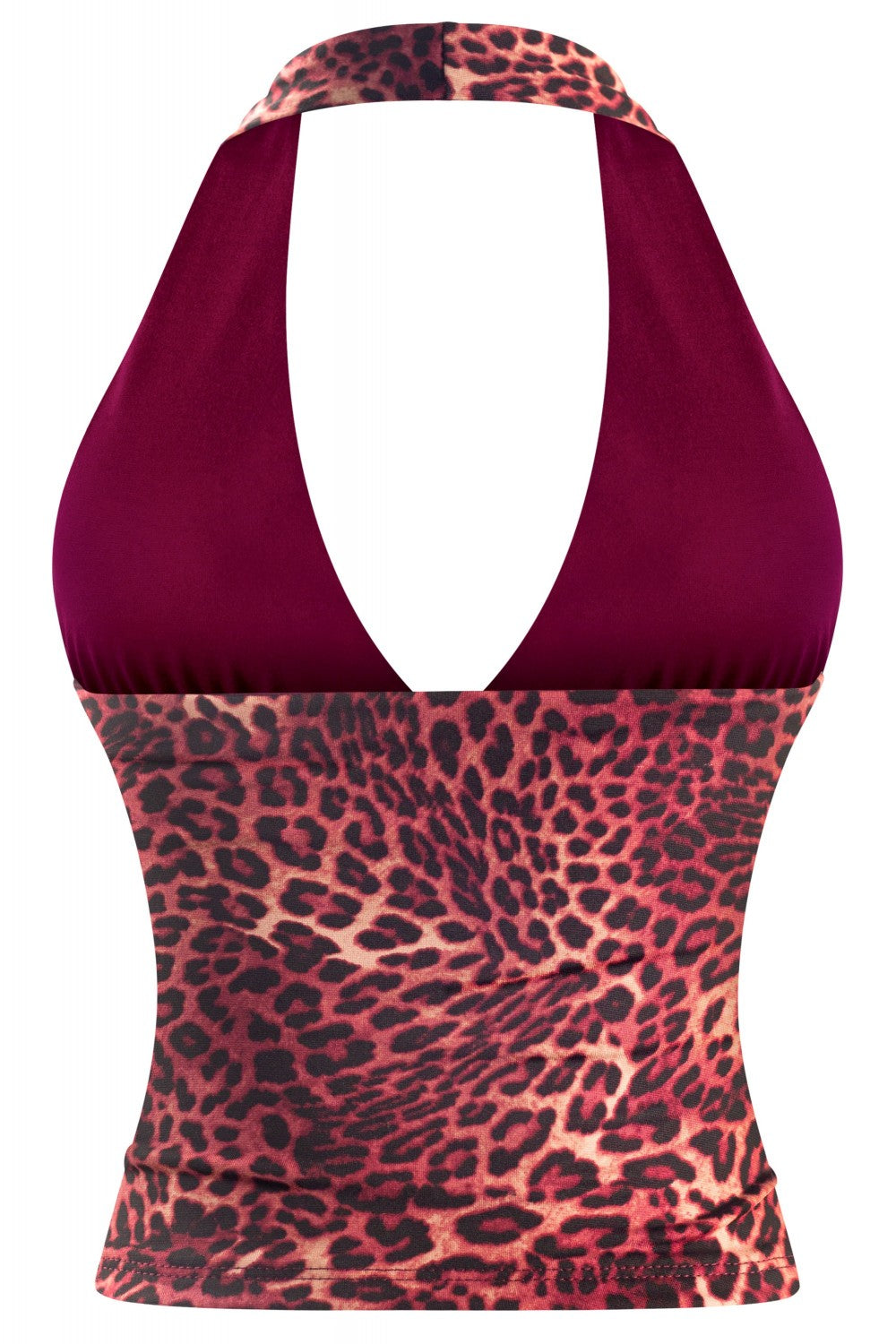 DGAF SET-BURGUNDY LEOPARD