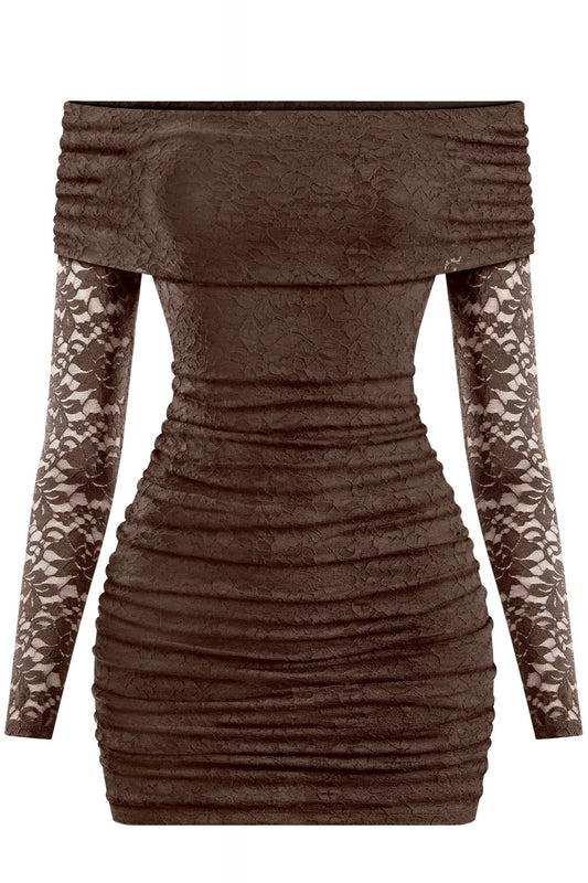 NATALIA LACE MINI DRESS