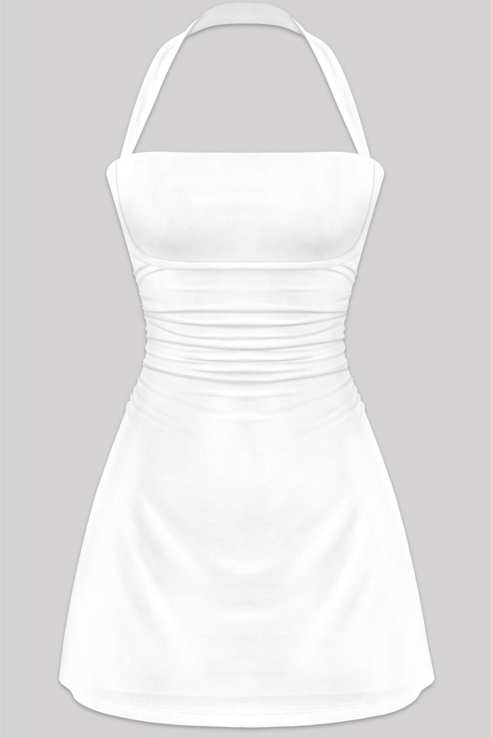 MILK HALTER MINI DRESS