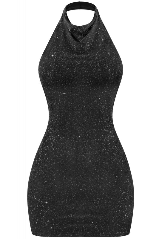 LA JEFA MINI DRESS-CLASSIC BLACK