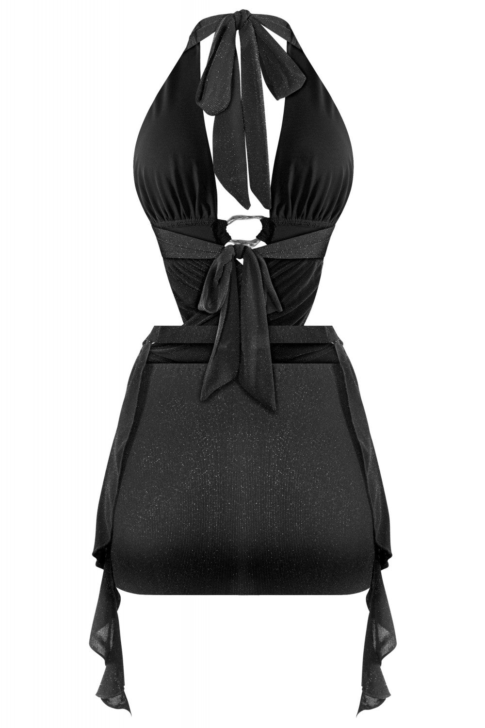 MILKYWAY MINI DRESS-BLACK