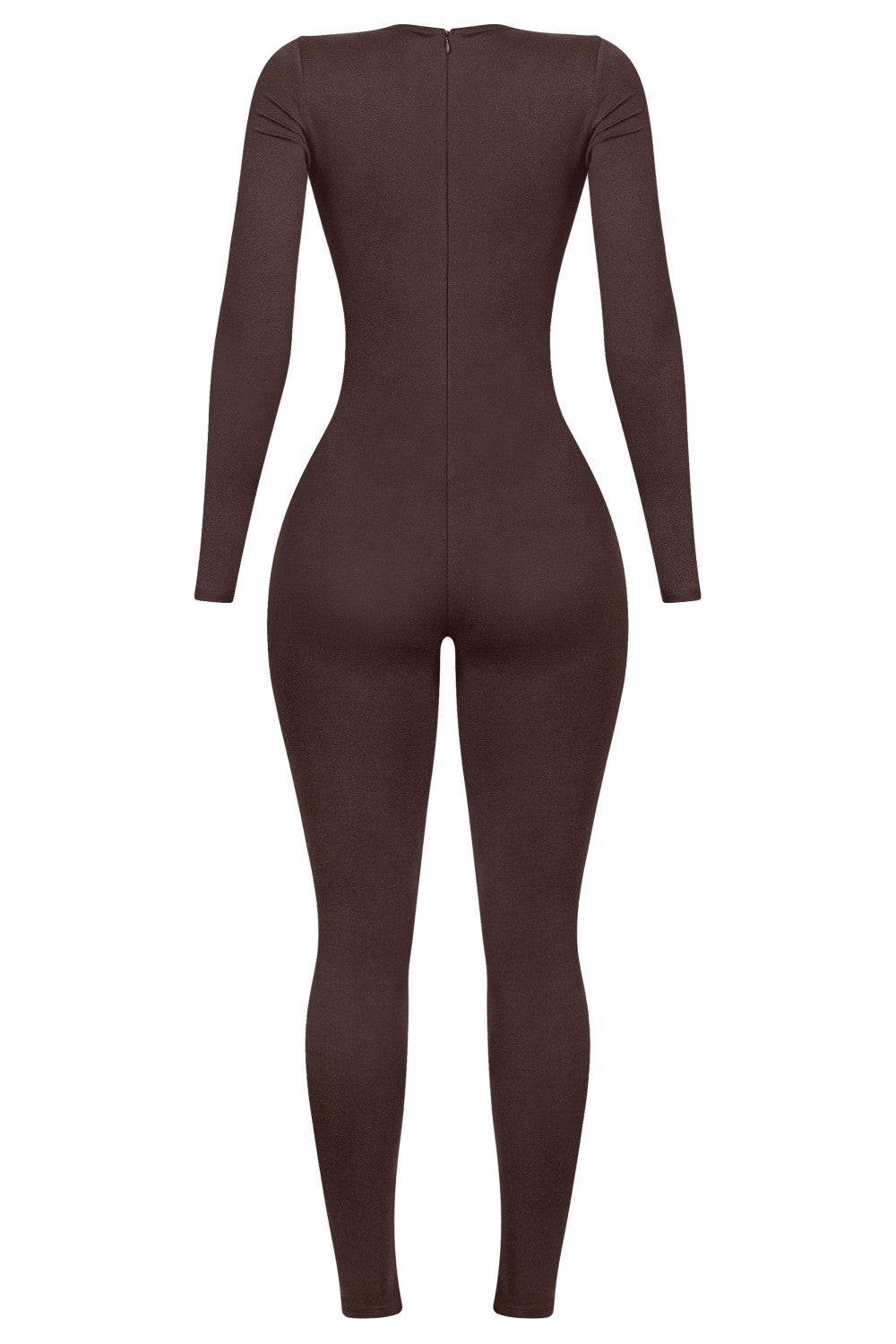 DTY LUXE JUMPSUIT-DEEP COCOA