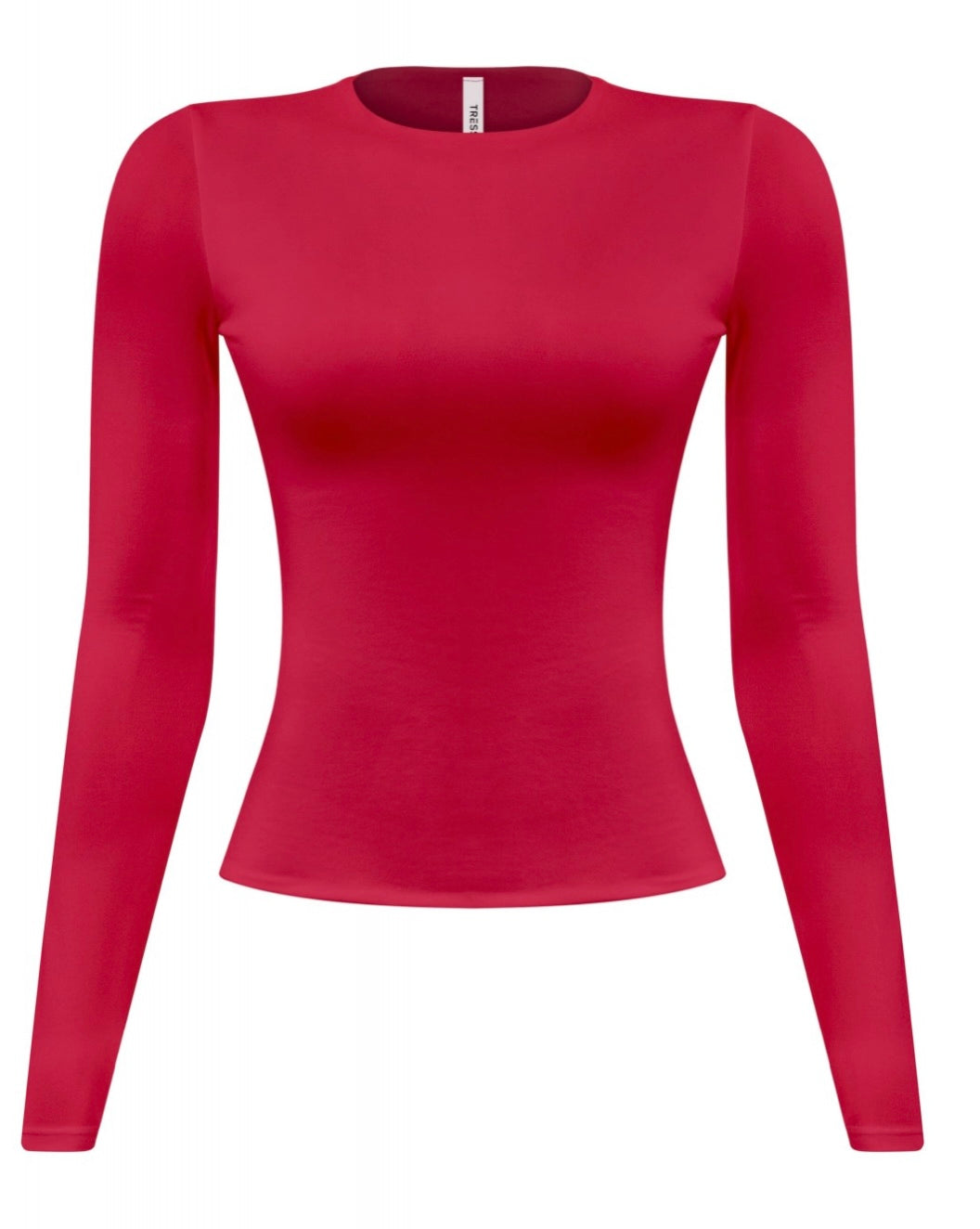 CHERRY BASIC LONG SLEEVE-RED