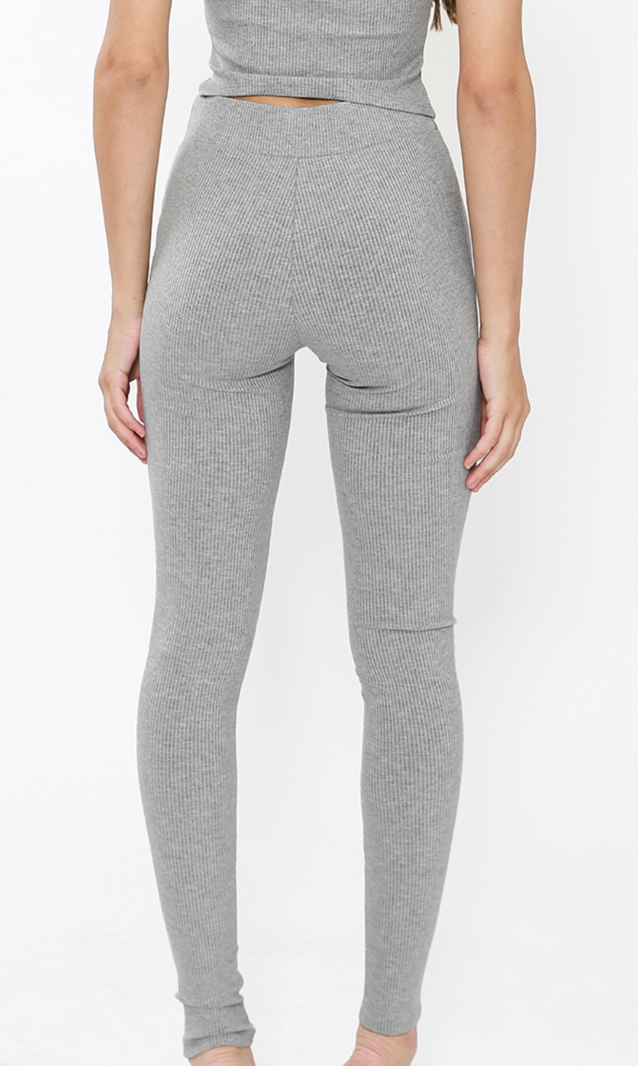 LAVISH LEGGINGS-HEATHER GREY