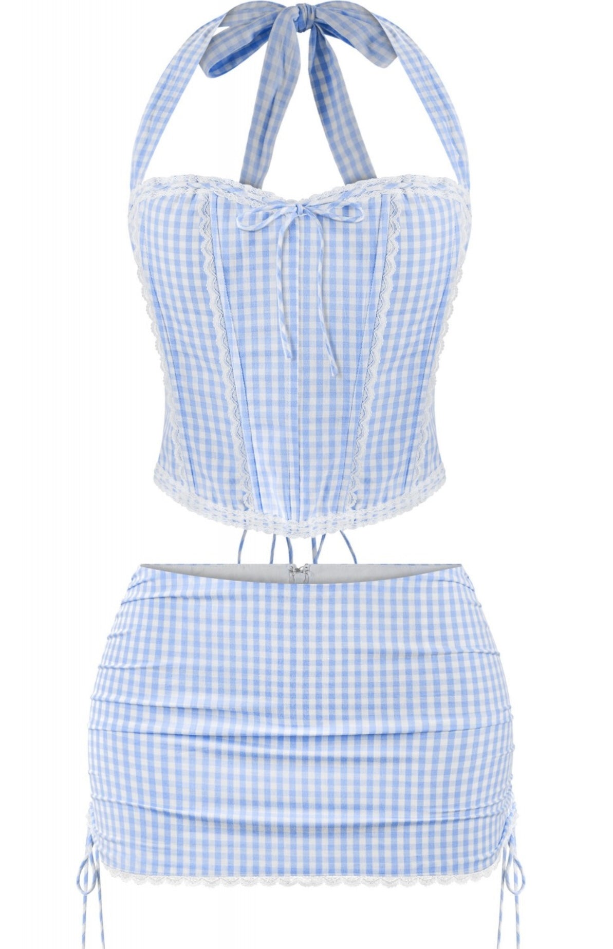 BUNNY SET-LIGHT BLUE/WHITE