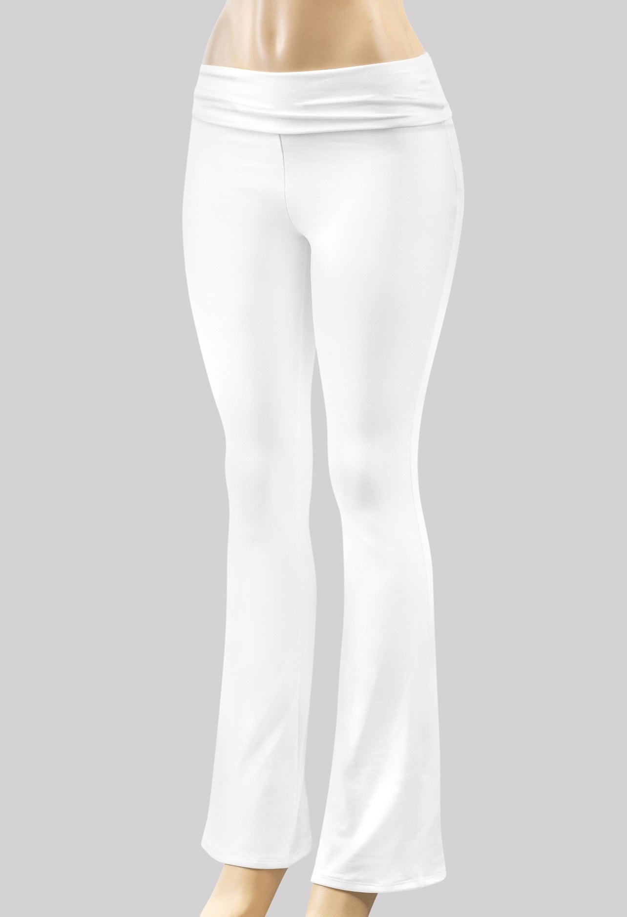 MILKY FOLD OVER FLARE PANTS
