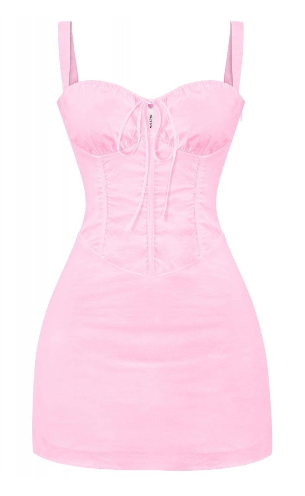 NOT YOUR BABY CORSET DRESS-BABY PINK