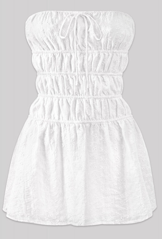 BLOSSOM DRESS-WHITE