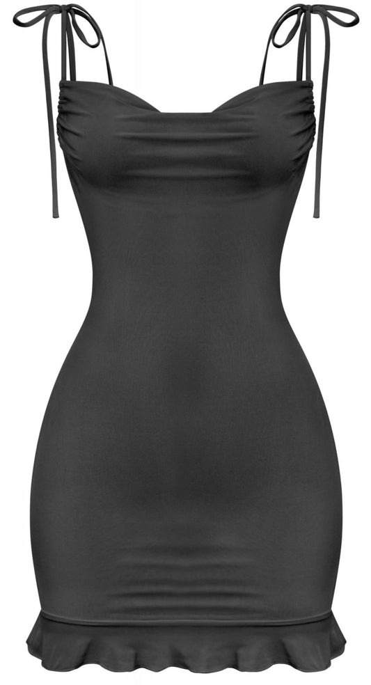 THE ANITTA MINI DRESS-CLASSIC BLACK