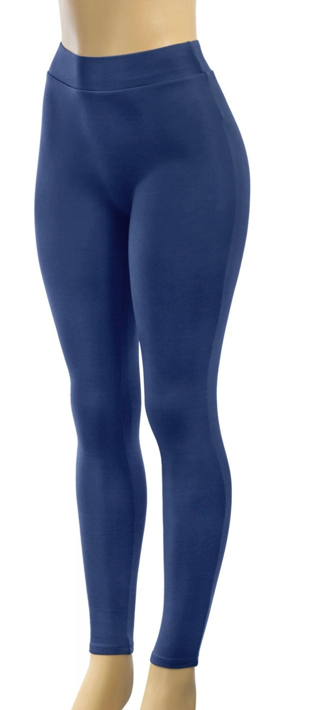 GISELLE HIGH WAISTED LEGGINGS-NAVY