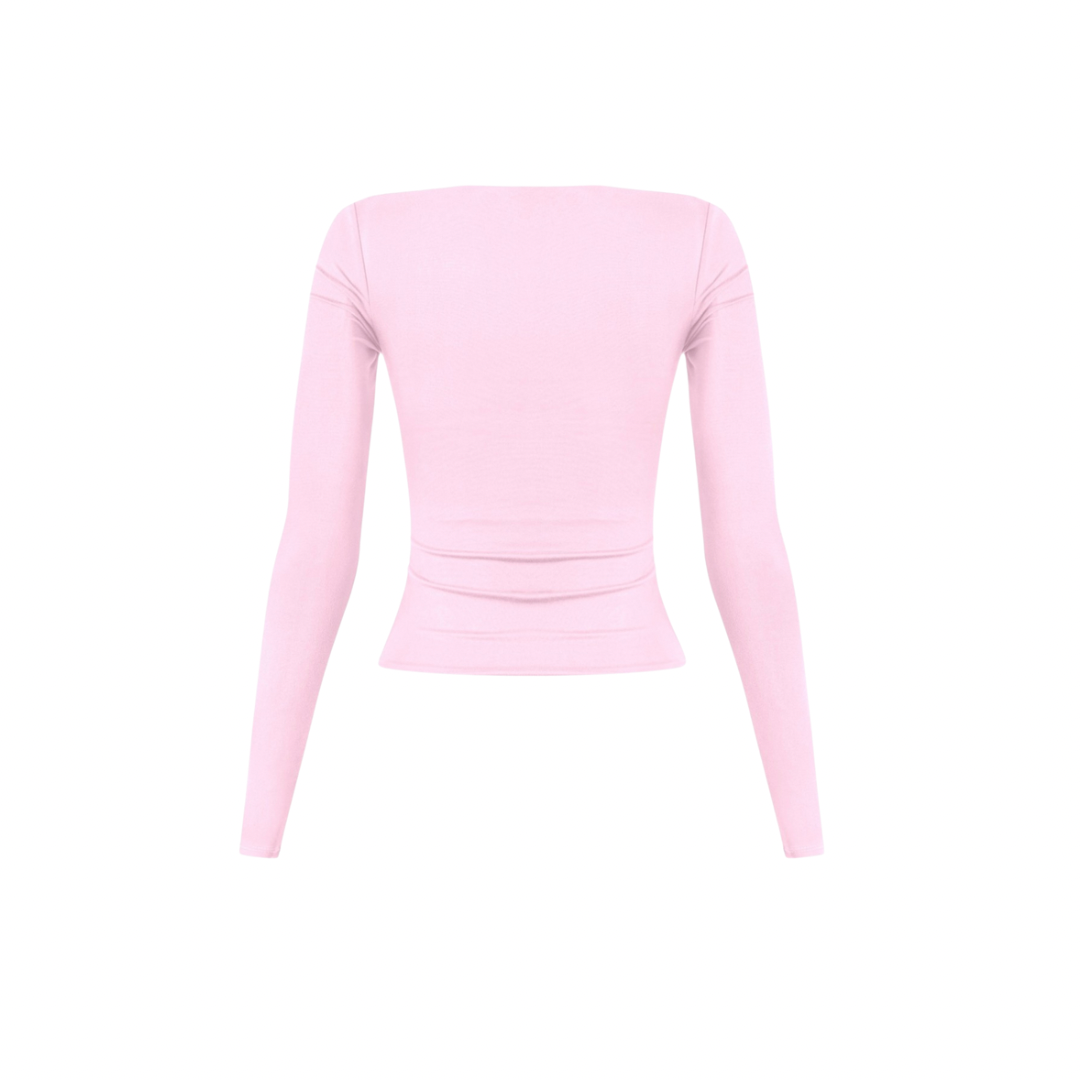 FRESITA LONG SLEEVE TOP-PINK