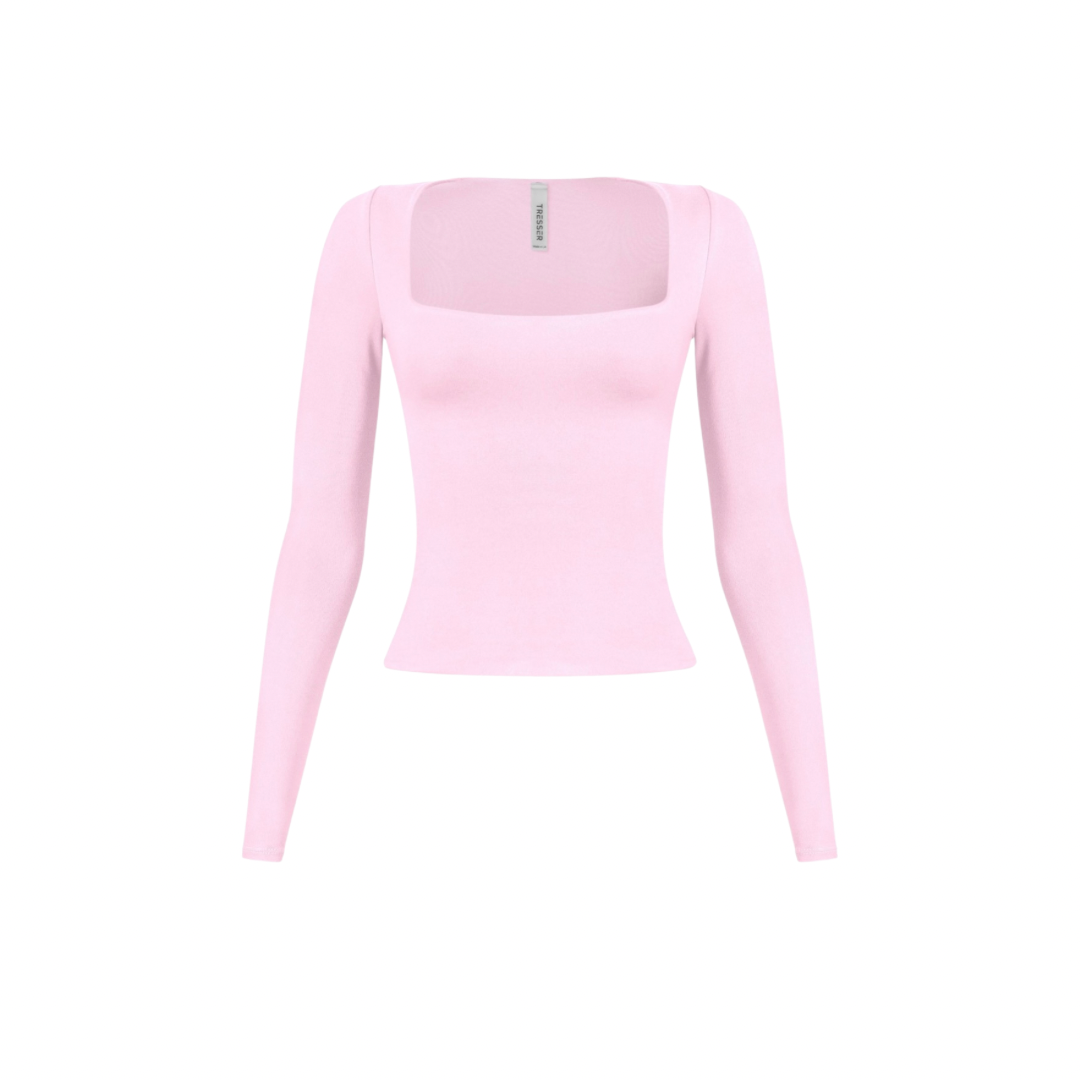 FRESITA LONG SLEEVE TOP-PINK