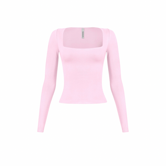 FRESITA LONG SLEEVE TOP-PINK